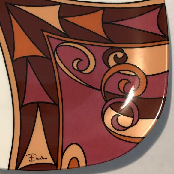 Emilio Pucci Vintage Richard Ginori Plate - 1970's - Excellent Condition w/Box. - Picture 8 of 15